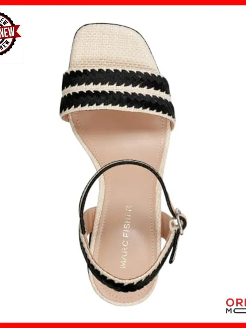 Block Heel Sandals with Adjustable Strap, Square Toe Dress Shoes
